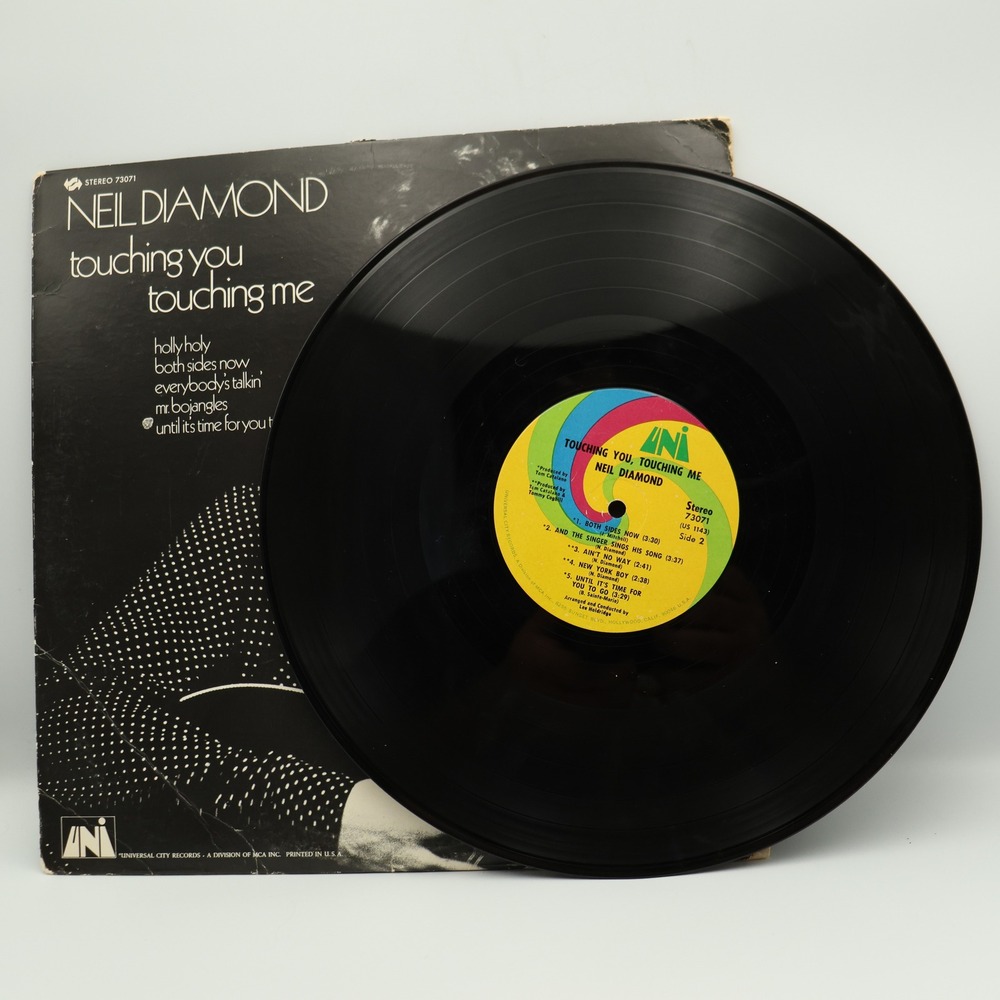 Neil Diamond Vinyl Record Touching You Touching Me 1969 Sweet Caroline Sleeve